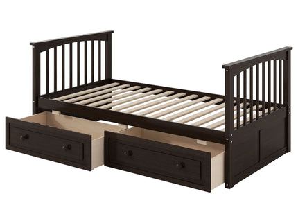 Bunk Bed With Drawers, Convertible Design