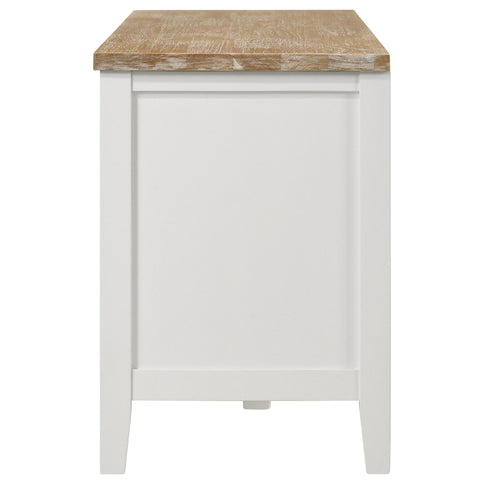 Evanston - 2 Door Stand - White
