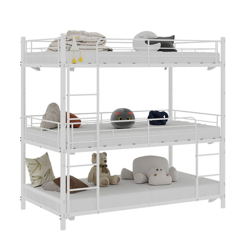 Triple Frame Bed With Built In Ladder