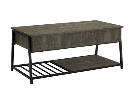 Contemporary Coffee Table, Lift Top, Rectangular