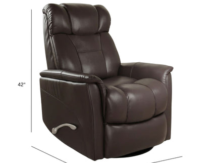 Bentley - Swivel Glider Recliner With Manual Adjustable Headrest & Footrest