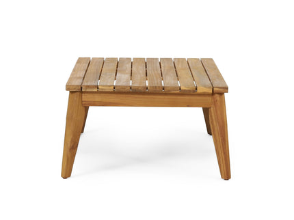 Hueber - Outdoor And Rope 4 Seater Chat Set With Cushions - Teak