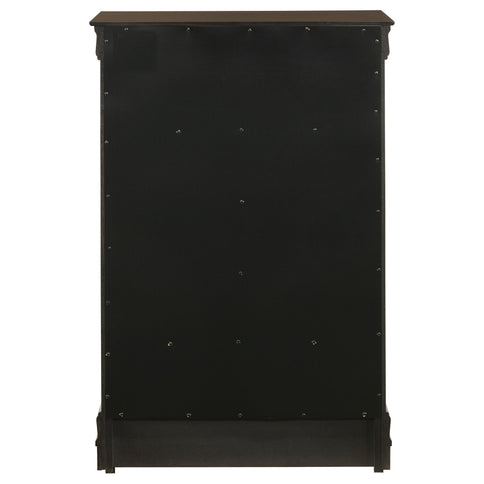 Janson - 5 Drawer Bedroom Chest - Cappuccino