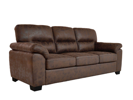 3 Seater Sofa With Padded Armrests And Triangular Leg