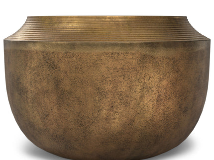 Timmons - Cast Aluminum Coffee Table - Brown