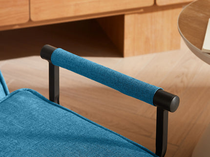 Convertible 5 In 1 Folding Chair Bed With Adjustable Backrest & Pillow