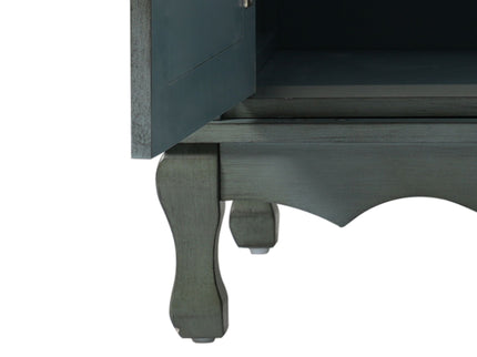 Vintage Double Sink Bathroom Vanity Set With Ceramic Sinks