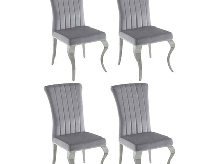 Elegant Upholstered Side Chairs (Set of 4)