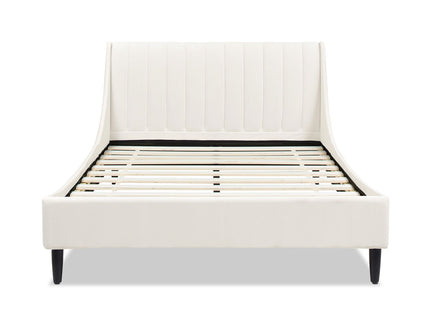 Aspen - Vertical Tufted Modern Headboard Platform Bed Set