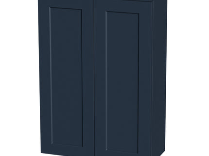Shaker Wall Cabinet With Soft Close Hinges, Adjustable Shelves, Double Door