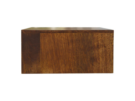 Floating Bedside Table - Chestnut