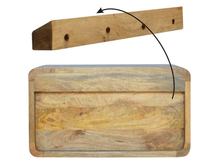 Curve Upper Slot Floating Nightstand