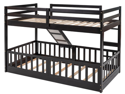 Bunk Bed With Convertible Ladder And Slide