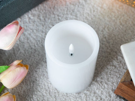 LED Candles With Remote Timer (Set of 3) - White
