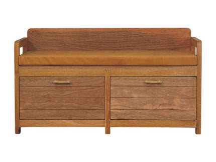 Oxford - 2 Drawer Storage Bench - Beige