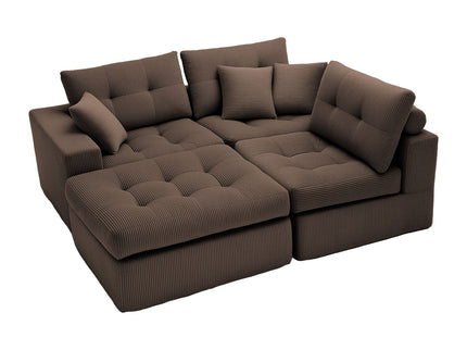 Corner Chaise L-Shaped Sectional Sofa Bed