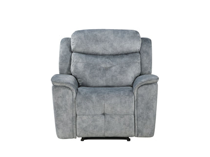 Mariana - Manual Recliner Chair - Silver Gray