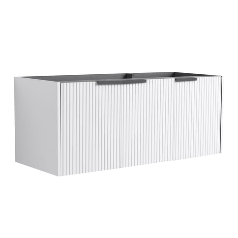 Contemporary Wall Mounted Bathroom Vanity With Soft Close Doors