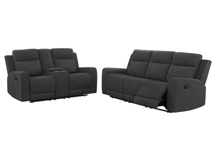 Slater - 2 Piece Reclining Sofa Set With Manual Recline