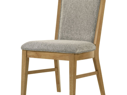Teleli - Dining Side Chair (Set of 2) - Natural / Gray