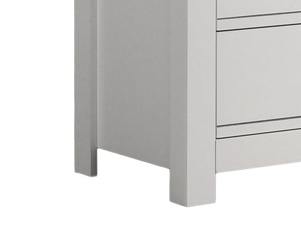 Cassini - 6 Drawer Dresser - White