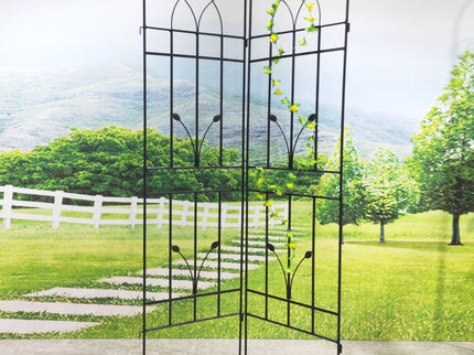 Metal Garden Trellis Rustproof For Climbing Plants Outdoor Flower Support