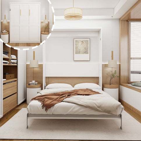 Multifunctional Vertical Murphy Wall Bed