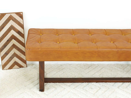 Cameron - Bench - Brown / Tan