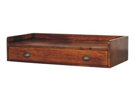 Belmont - Wall Mounted Console Shelf - Chestnut