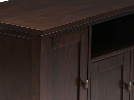Warm Shaker - TV Media Stand Handcrafted - Tobacco Brown