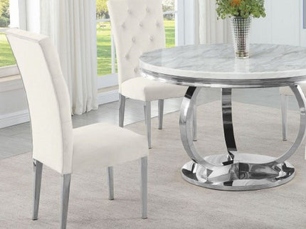 Modern Upholstered Tufted Dining Chair (Set of 2)