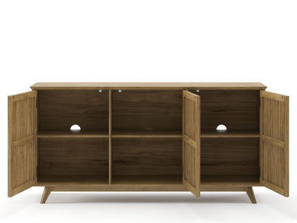 TV Stand With Adjustable Shelf - Natural