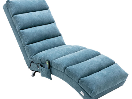 Massage Chaise Lounge Indoor With Remote Control, Ergonomic Electric Massage Lounger