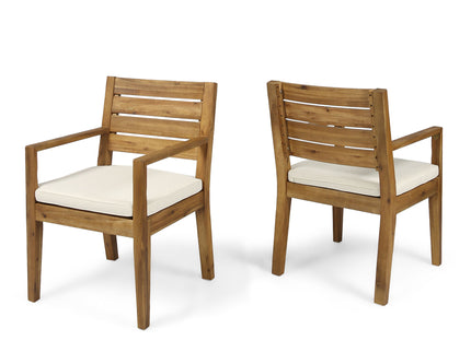 Outdoor Elegant Design Dining Chair (Set of 2)