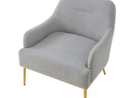 Modern Elegance Accent Chair With Curved Backrest