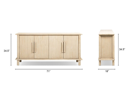 Milo - 4 Door Sideboard - Natural