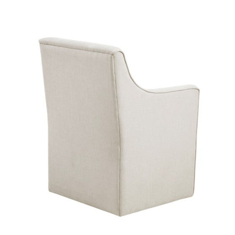 Traditional Skirted Dining Arm Chair
