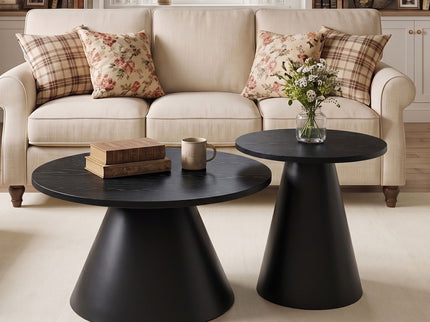 Modern Nesting Coffee Table Set For Living Room