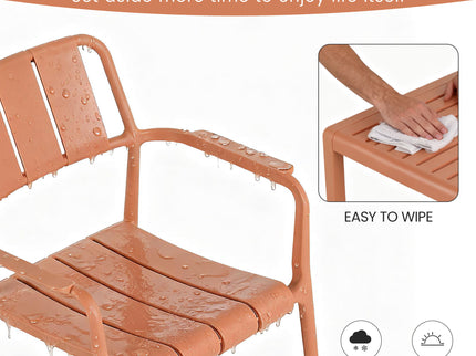 3 Piece Indoor / Outdoor Leisure Table And Chair Set
