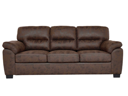 3 Seater Sofa With Padded Armrests And Triangular Leg
