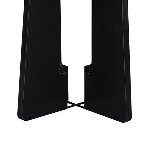 5 Piece Round Dining Table Set, Modern Dining Table And 4 Upholstered Chairs For Dining Room