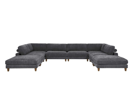 Modern Modular Sectional With Adjustable Back Support