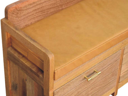 Oxford - 2 Drawer Storage Bench - Beige
