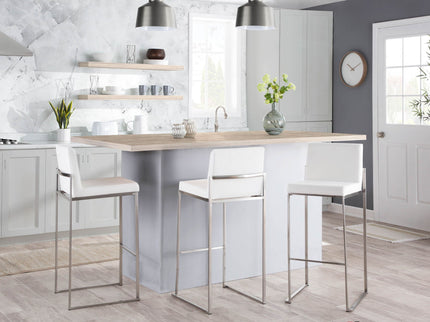 Fuji - Contemporary And Modern Elegance High Back Barstool