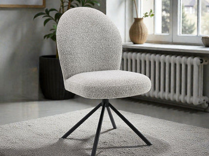 Side Chair With Swivel (Set of 2) - Gray
