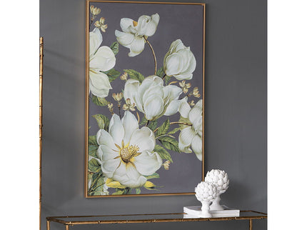 Botanical Wall Art Prints, Home Decor For Living Room Dining Room Bedroom Hallway - Gold