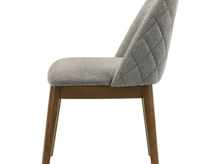 Hutchins - Dining Side Chair (Set of 2) - Gray / Brown
