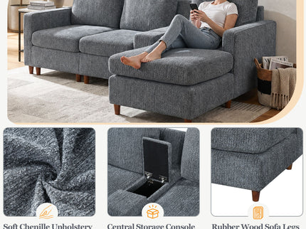 L - Sectional Sofa With Reversible Chaise