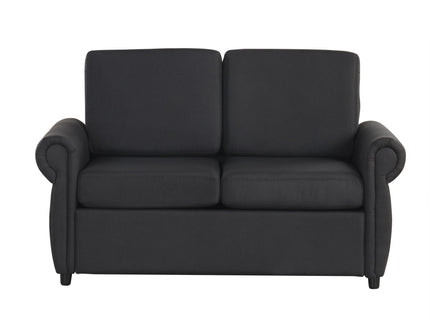 Pull Out Sofa Bed Loveseat Sleeper With Twin Size Memory Mattress With Two USB Ports For Living Room Spaces