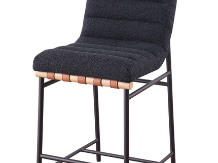 Lahni - 17" Boucle Fabric Counter Height Chair